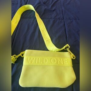 Wild One Vibrant Yellow Crossbody Bag